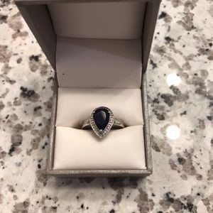 Blue Sapphire Promise ring